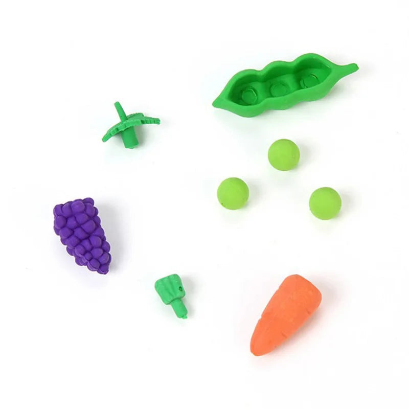 VEGETABLE AND FRUIT ERASERS
